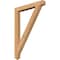Ekena Millwork Traditional Arts & Crafts Smooth Bracket, Western Red Cedar, 3 1/2"W x 32"D x 44"H BKT04X32X44TRA03SWR - alternate 1